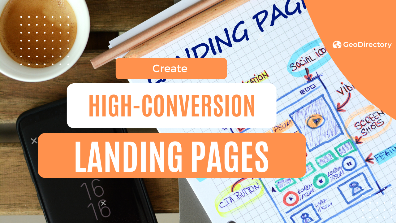 create high conversion add listing landing page