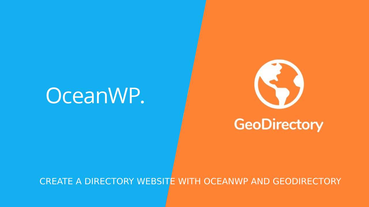 create directory website oceanwp geodirectory